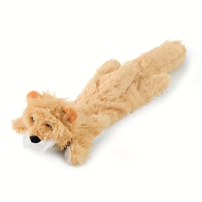 Plush Interactive Toy - Squeaky Animal Chew