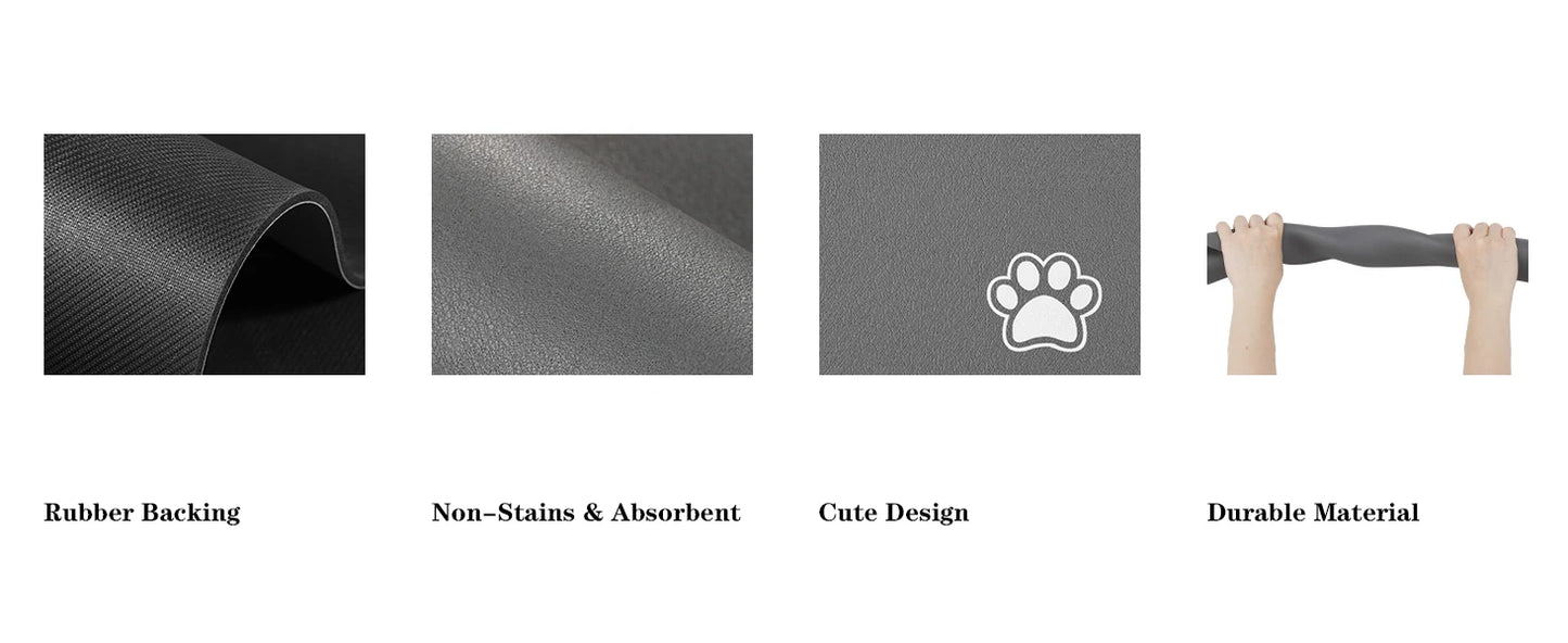 Absorbent Water Mat - Quick Dry Pet Placemat