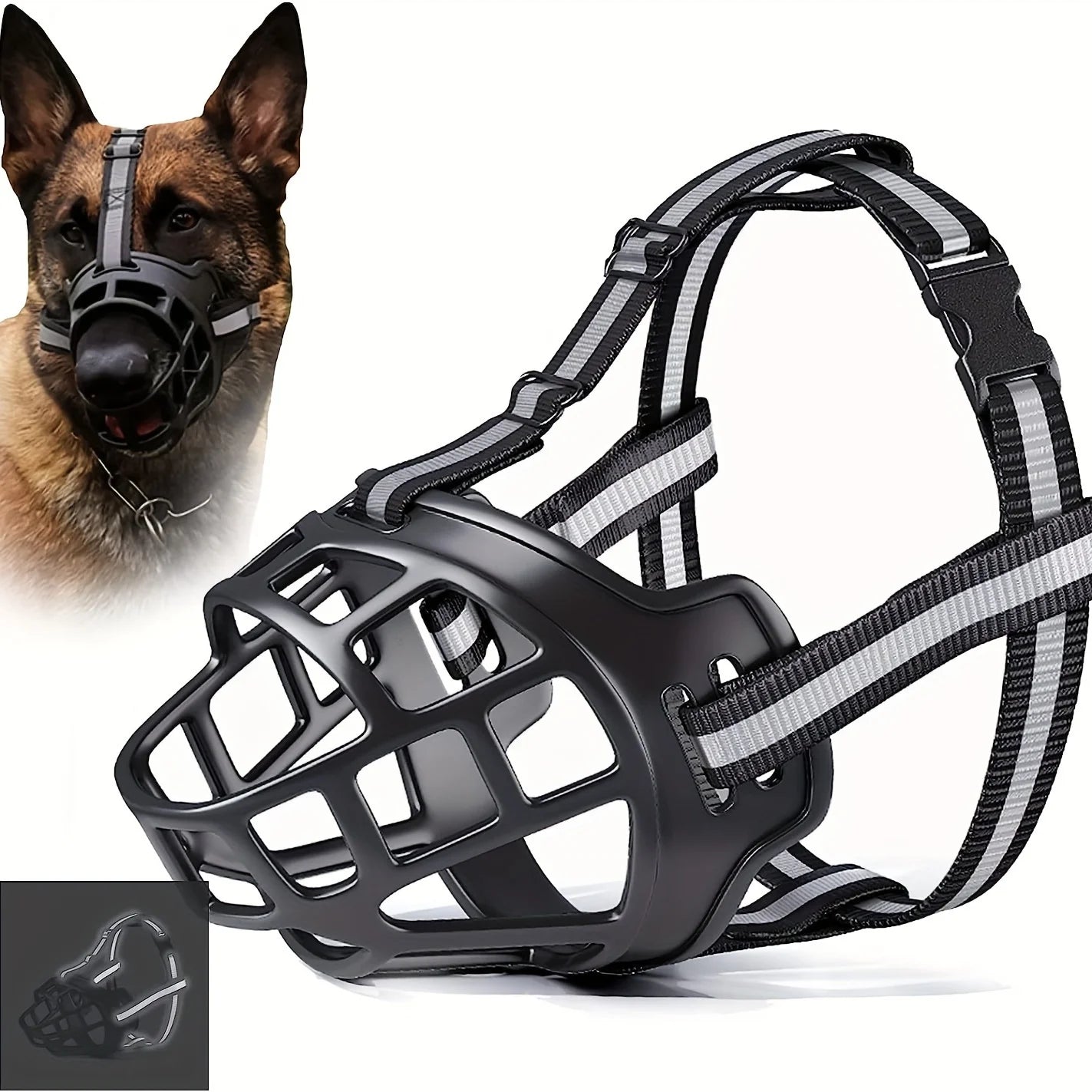 Adjustable Safety Muzzle - Dog Bite Preventer