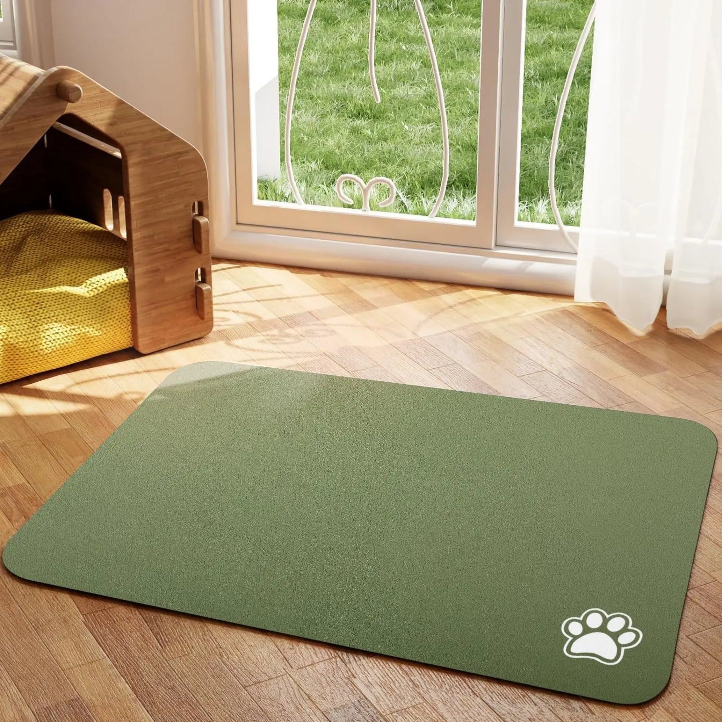 Absorbent Water Mat - Quick Dry Pet Placemat