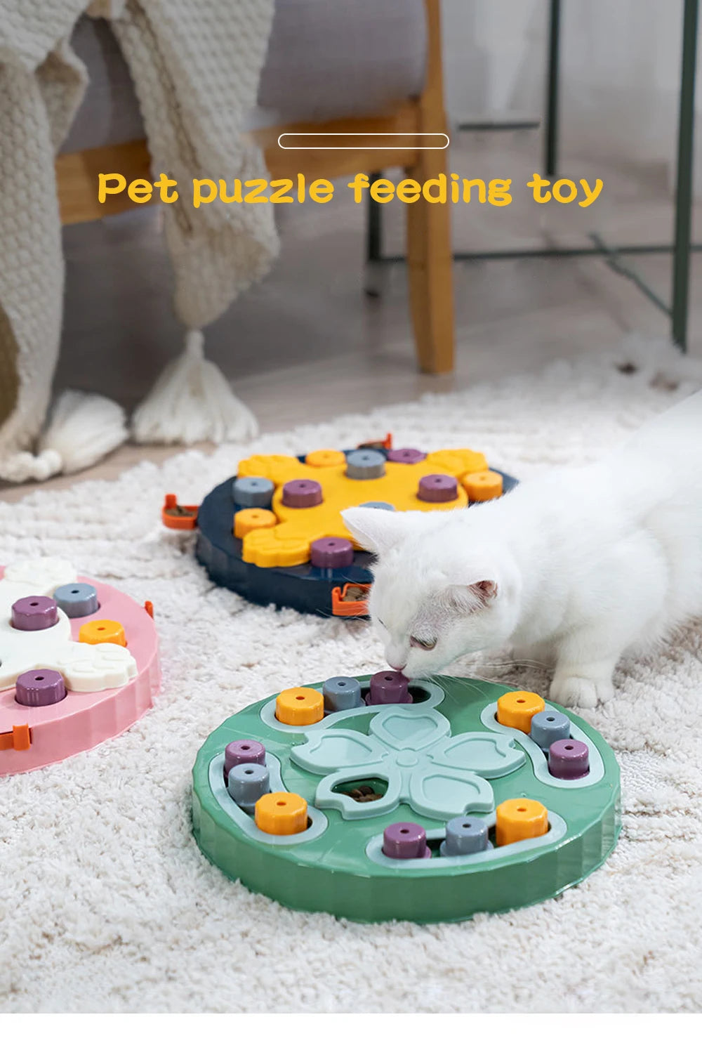 Slow Feeder Puzzle - Interactive Stimulation