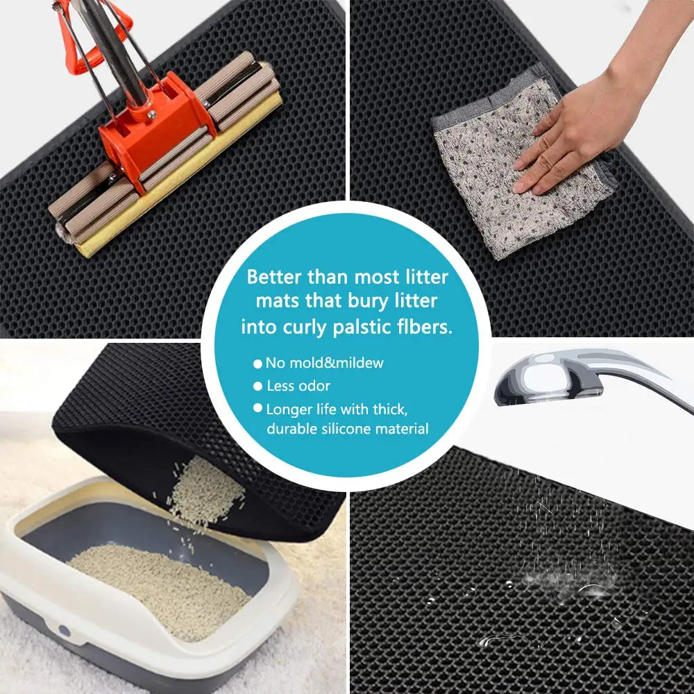 Honeycomb Litter Mat - Waterproof & Durable