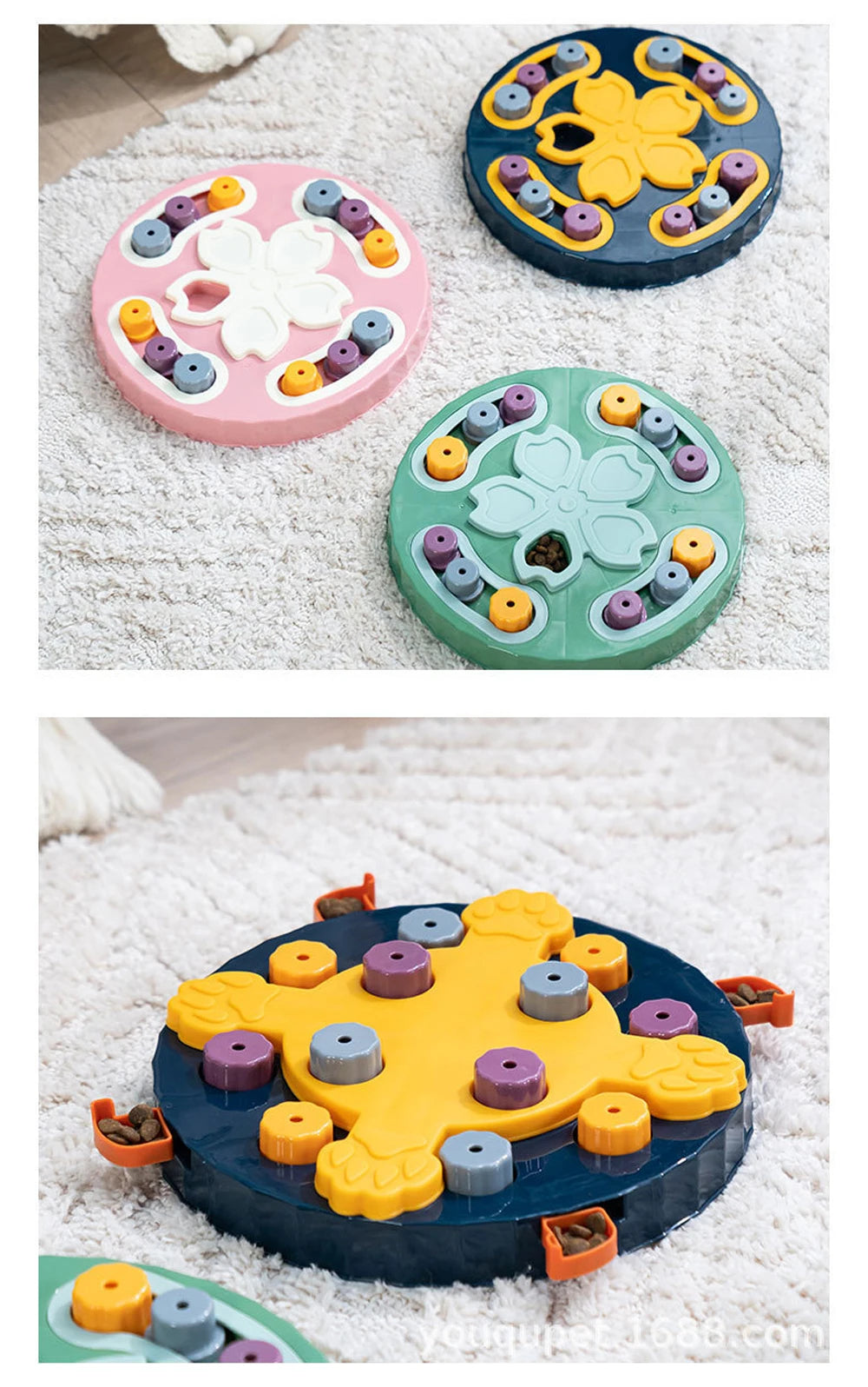 Slow Feeder Puzzle - Interactive Stimulation