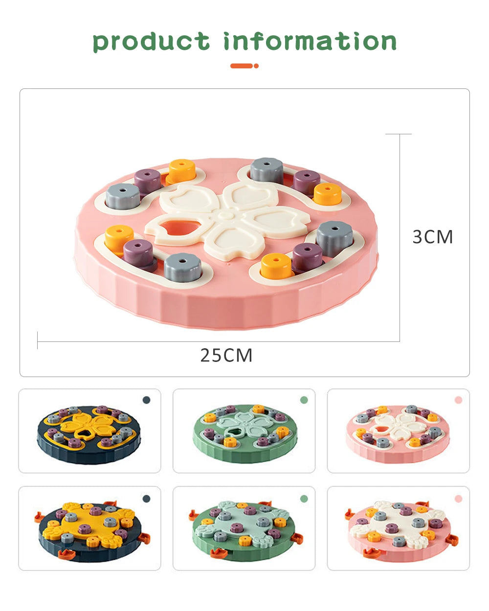 Slow Feeder Puzzle - Interactive Stimulation