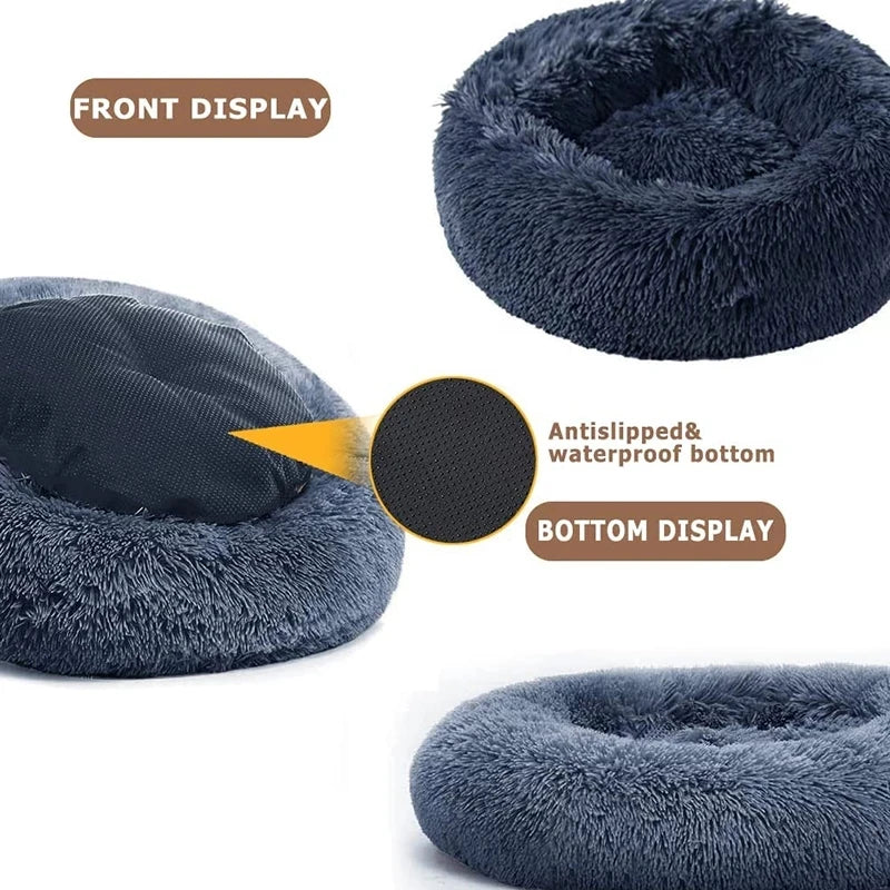 Oversized Round Pet Bed - Plush Nest