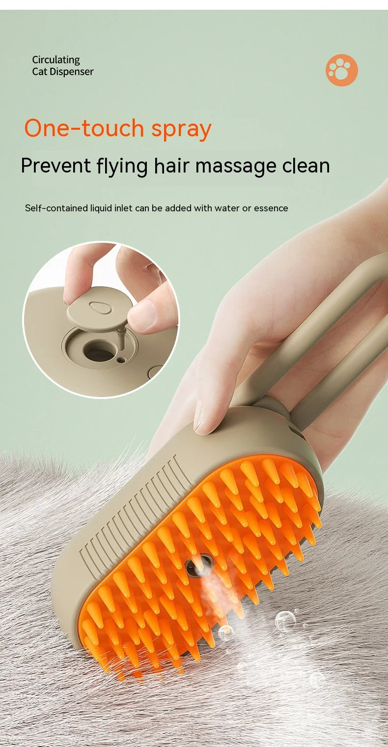 Steam Spray Comb – Hair Removal Brush