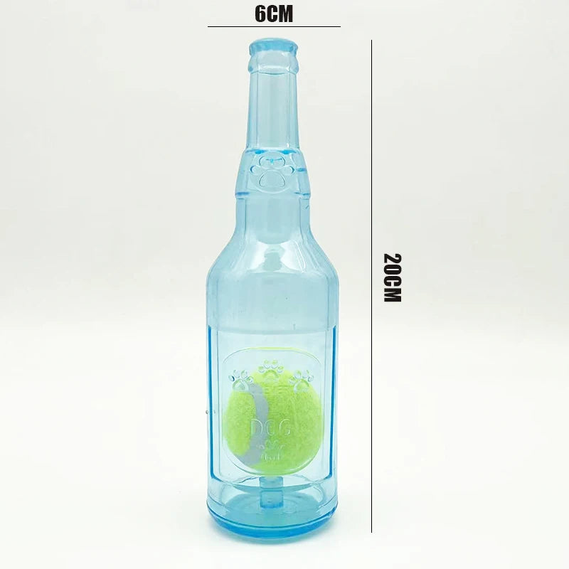 Bite-Resistant Bottle - Squeaky Chew Toy