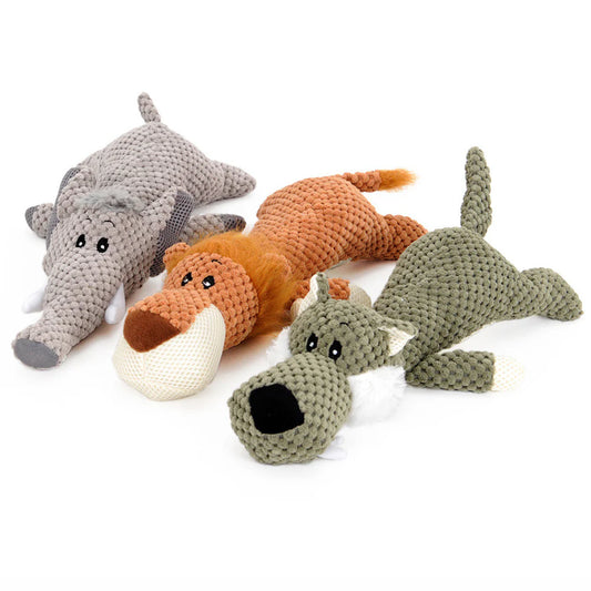 Squeak Stuffed Dog Toy