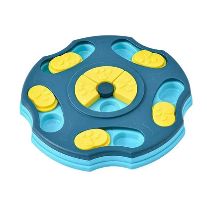 Interactive Puzzle Feeder - Slow Eating IQ Booster for Dogs