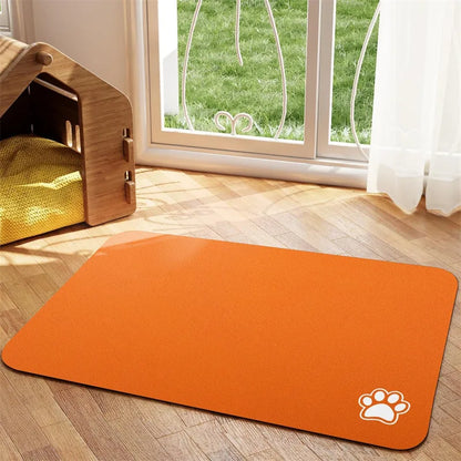 Absorbent Water Mat - Quick Dry Pet Placemat