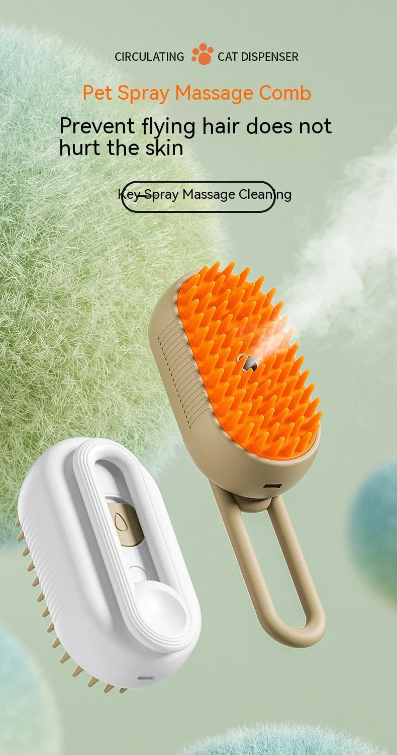 Steam Spray Comb – Hair Removal Brush