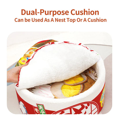 Instant Noodle Pet Bed - Super Large Cozy Nest