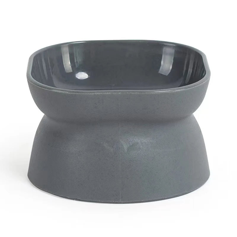 Elevated Cat Bowl - Anti-Vomit Whisker Relief