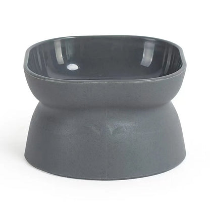 Elevated Cat Bowl - Anti-Vomit Whisker Relief