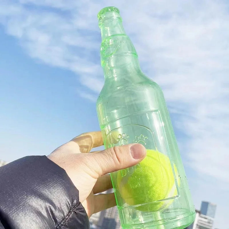 Bite-Resistant Bottle - Squeaky Chew Toy