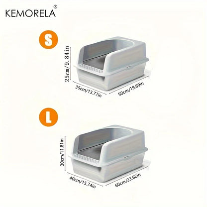 Large Litter Box - Odor Proof Steel Pan