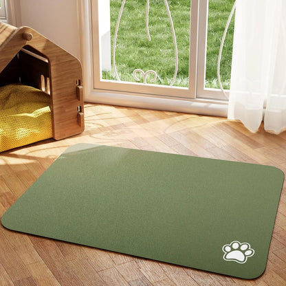 Absorbent Water Mat - Quick Dry Pet Placemat