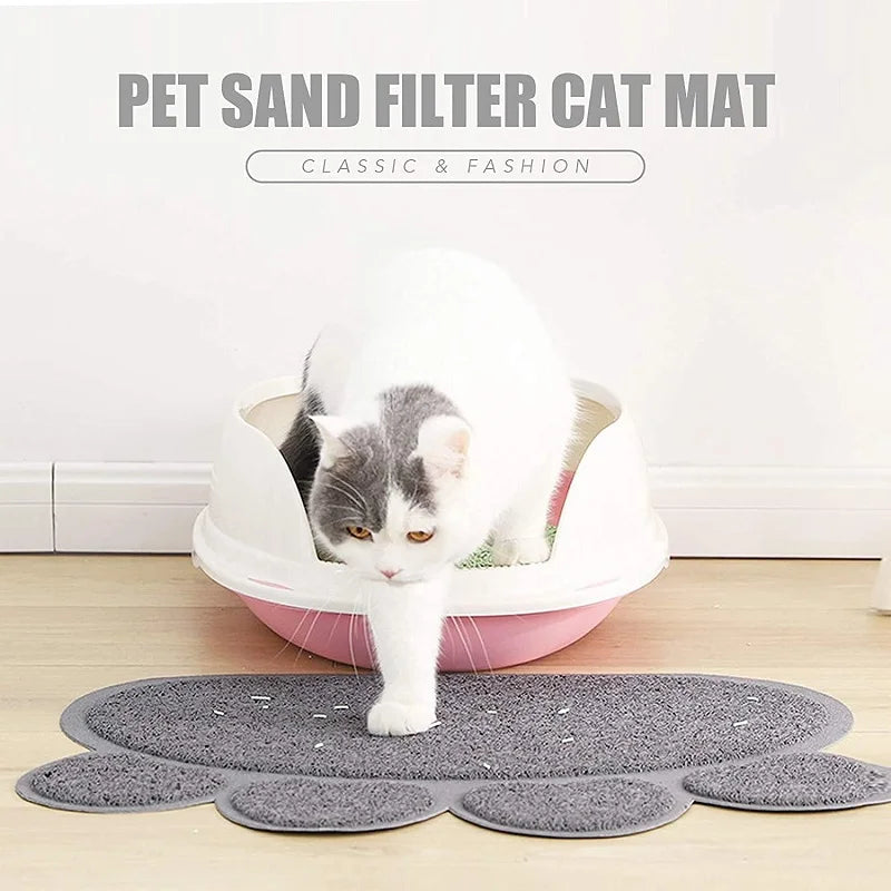 Washable Litter Mat - Non-Slip Sand Trapping Pad