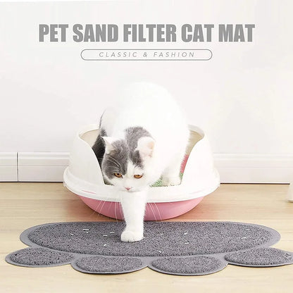 Washable Litter Mat - Non-Slip Sand Trapping Pad