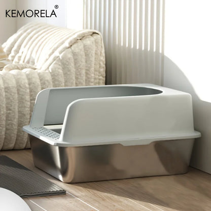 Large Litter Box - Odor Proof Steel Pan