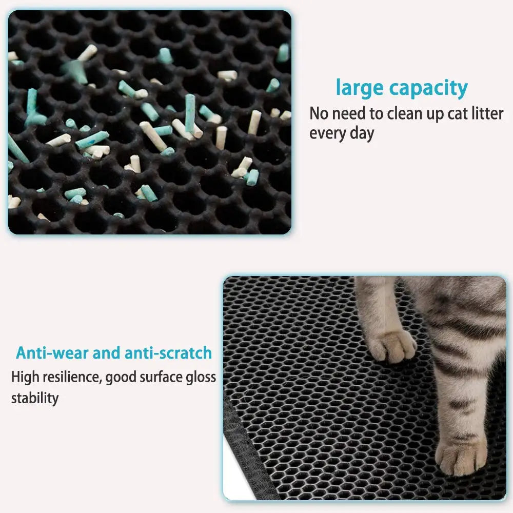 Honeycomb Litter Mat - Waterproof & Durable