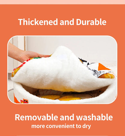 Instant Noodle Pet Bed - Super Large Cozy Nest