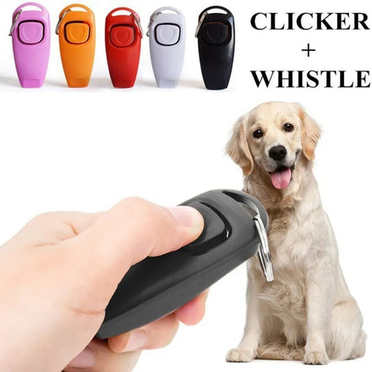 2-in-1 Clicker Whistle - Dog Training Combo Tool
