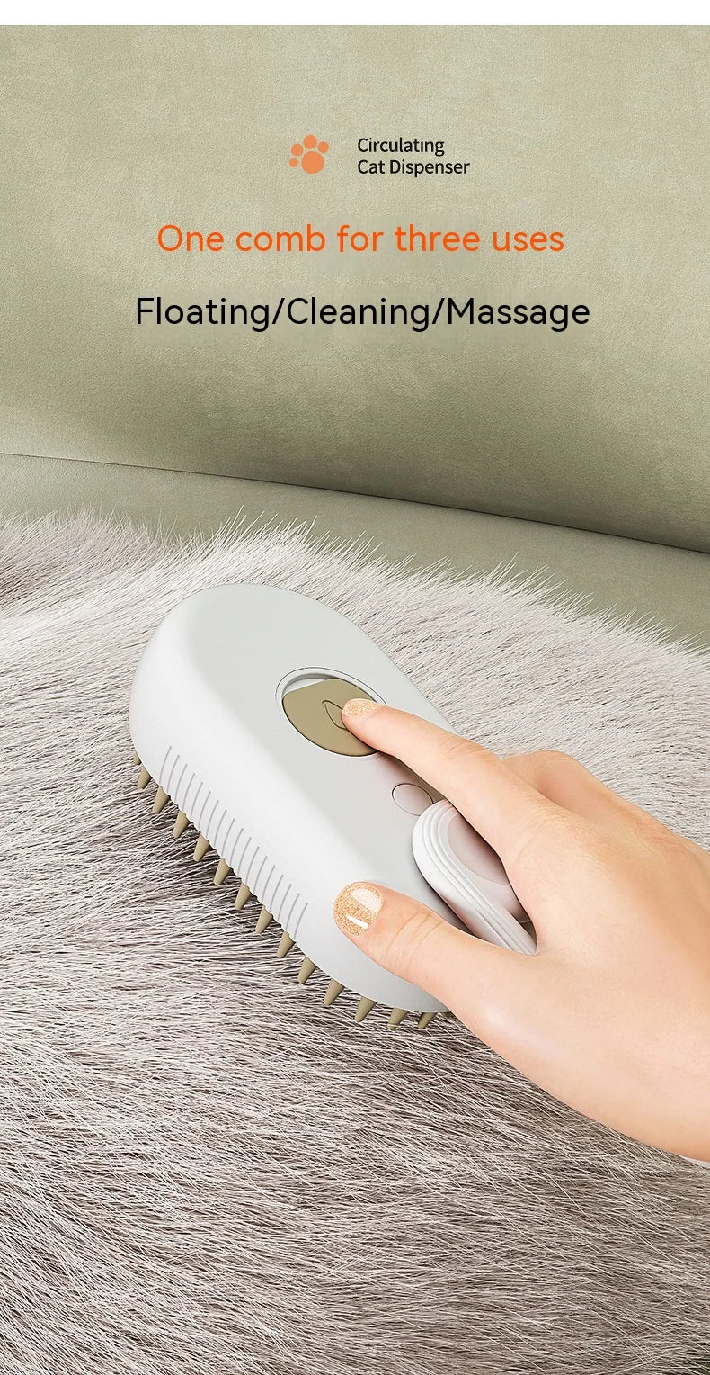 Steam Spray Comb – Hair Removal Brush