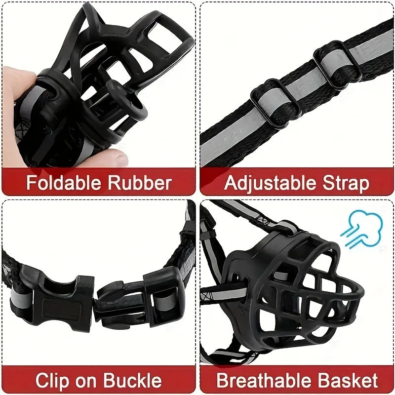 Adjustable Safety Muzzle - Dog Bite Preventer