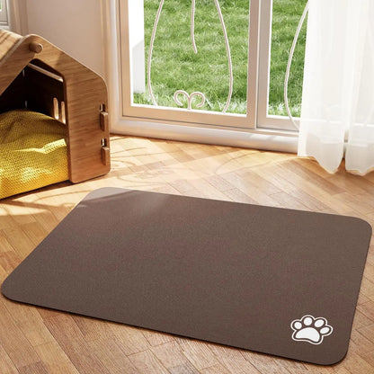 Absorbent Water Mat - Quick Dry Pet Placemat