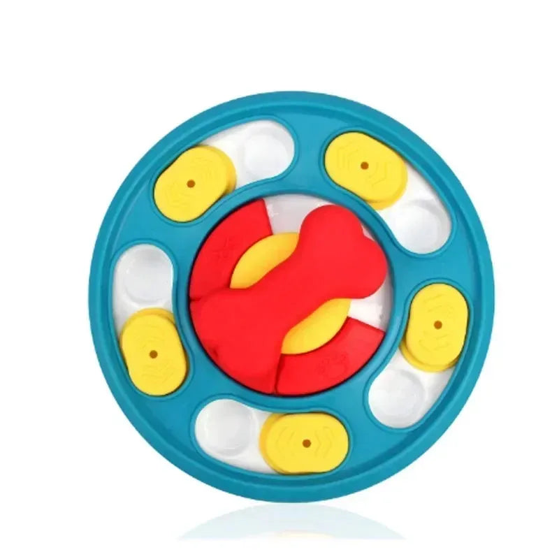 Interactive Puzzle Feeder - Slow Eating IQ Booster for Dogs