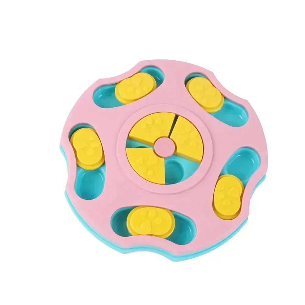 Interactive Puzzle Feeder - Slow Eating IQ Booster for Dogs