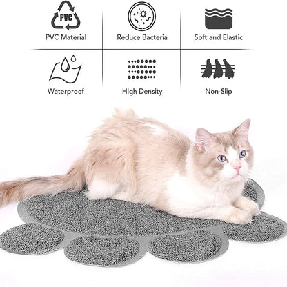Washable Litter Mat - Non-Slip Sand Trapping Pad