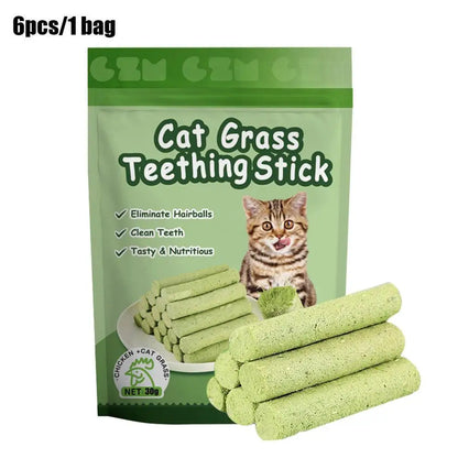 Cat Grass Sticks - Teeth Cleaning Chews