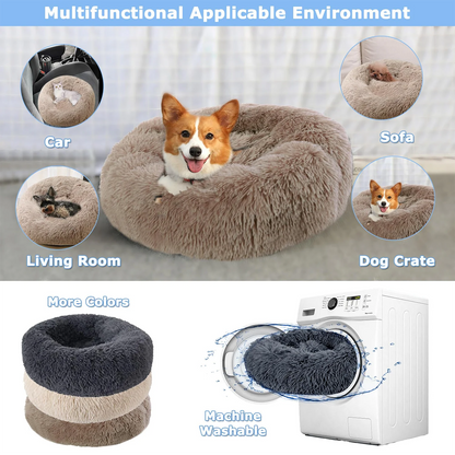 Oversized Round Pet Bed - Plush Nest