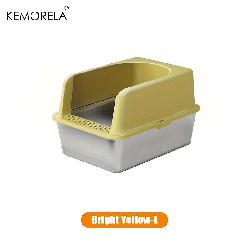 Large Litter Box - Odor Proof Steel Pan