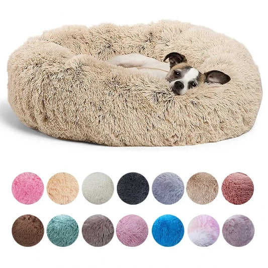 Oversized Round Pet Bed - Plush Nest