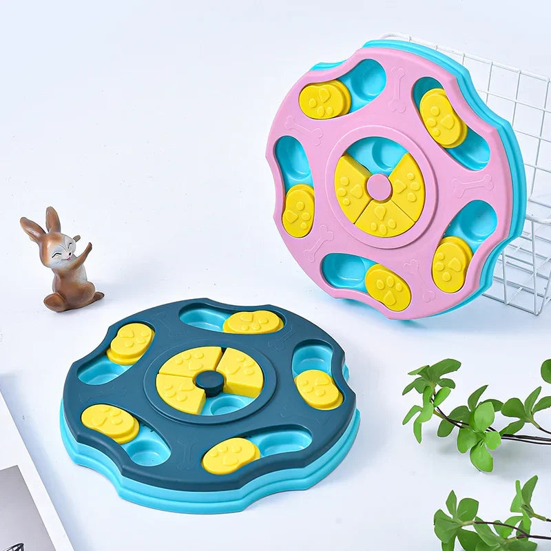 Interactive Puzzle Feeder - Slow Eating IQ Booster for Dogs