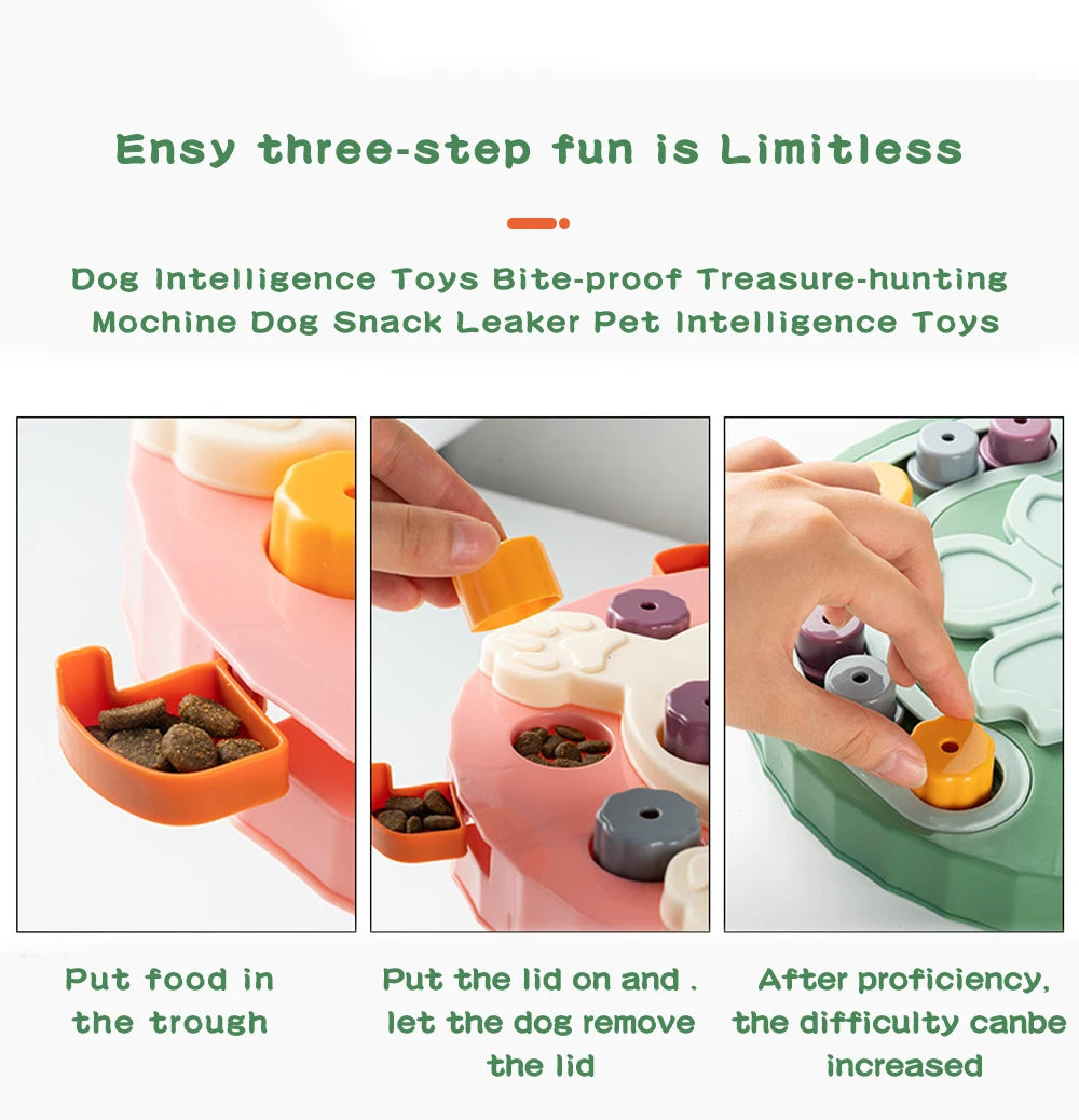 Slow Feeder Puzzle - Interactive Stimulation