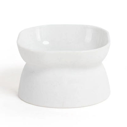 Elevated Cat Bowl - Anti-Vomit Whisker Relief