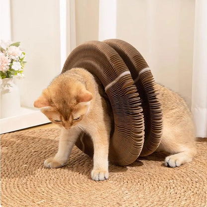Magic Organ Cat Scratcher – Foldable with Rolling Ball
