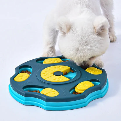 Interactive Puzzle Feeder - Slow Eating IQ Booster for Dogs