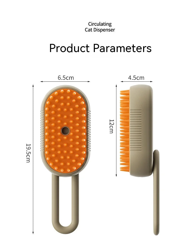 Steam Spray Comb – Hair Removal Brush