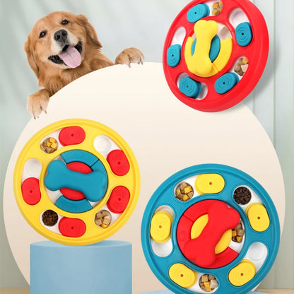 Interactive Puzzle Feeder - Slow Eating IQ Booster for Dogs