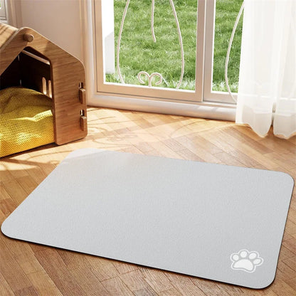 Absorbent Water Mat - Quick Dry Pet Placemat