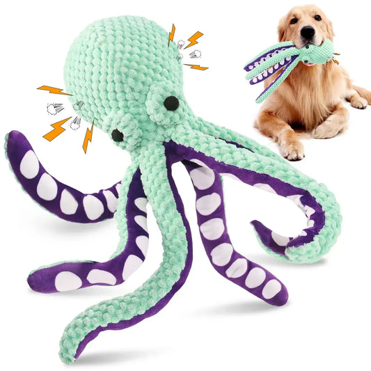 Octopus Chew Toy - Bite-Resistant Plush