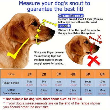 Adjustable Safety Muzzle - Dog Bite Preventer