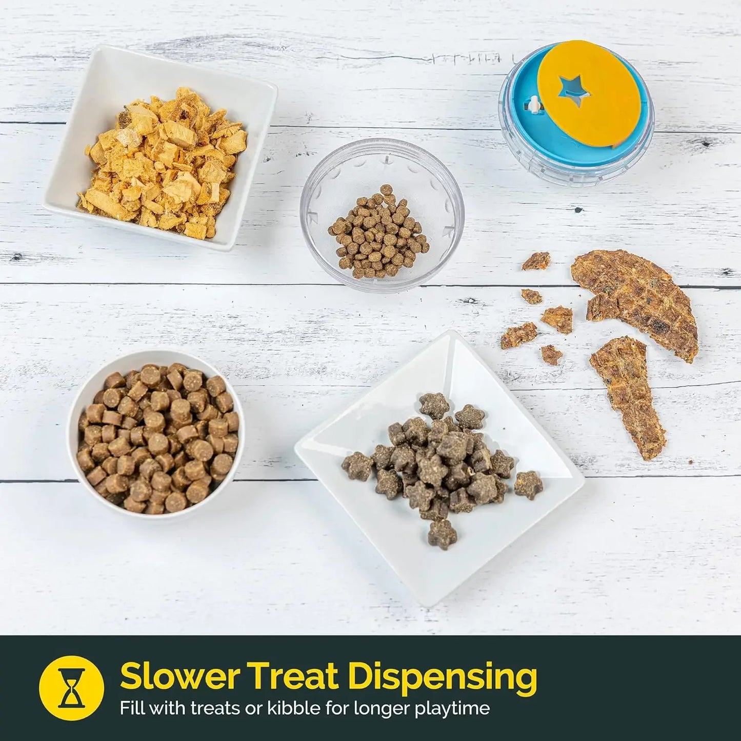 Treat Dispenser Ball - Interactive Food Puzzle