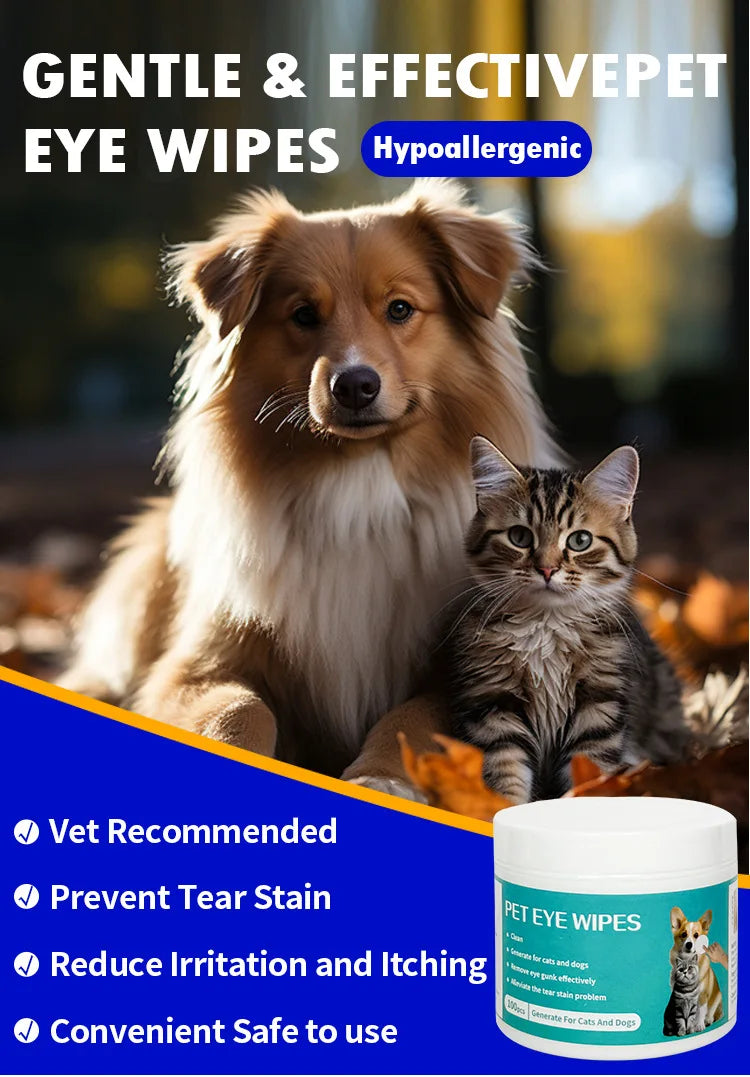 NobleCare™ Pet Eye & Face Wipes