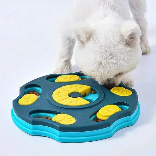 Interactive Puzzle Feeder - Slow Eating IQ Booster for Dogs